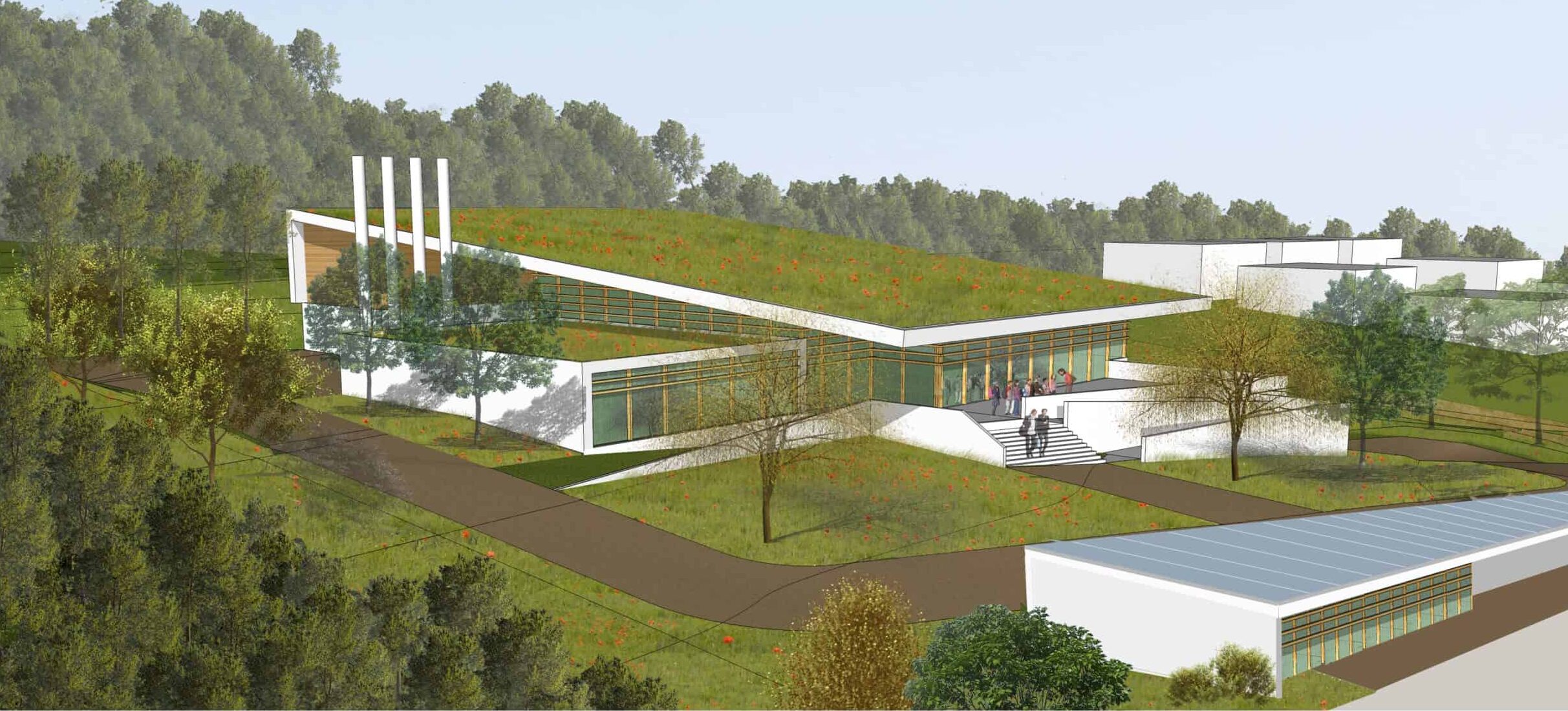 VUE AERIENNE-Chaufferie-biomasse-clermont-ferrand-Croix-neyrat-Cler-ingenierie